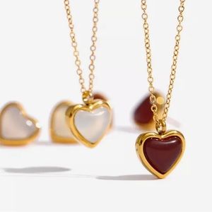 NEW!! Stainless Steel Heart Pendant Necklace